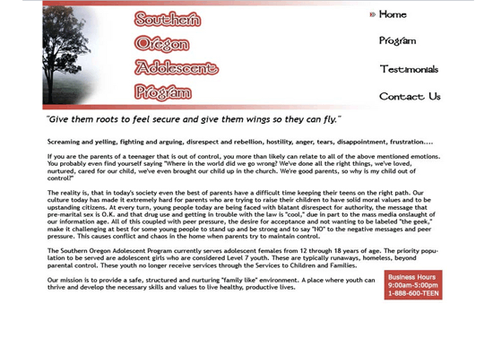 Southern Oregon Adolescent Program—Final Design Southern Oregon Adolescent Program—Final Design